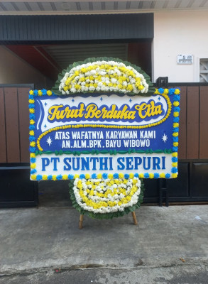 Papan Bunga Duka di Panongan