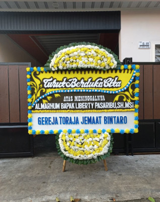 Papan Bunga Duka di Panongan